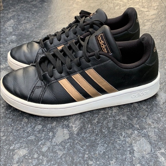 adidas black rose gold